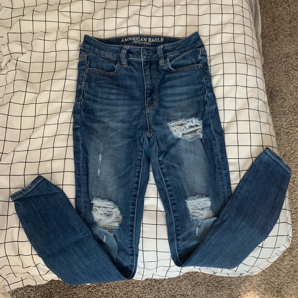 American Eagle Super High Rise Jegging